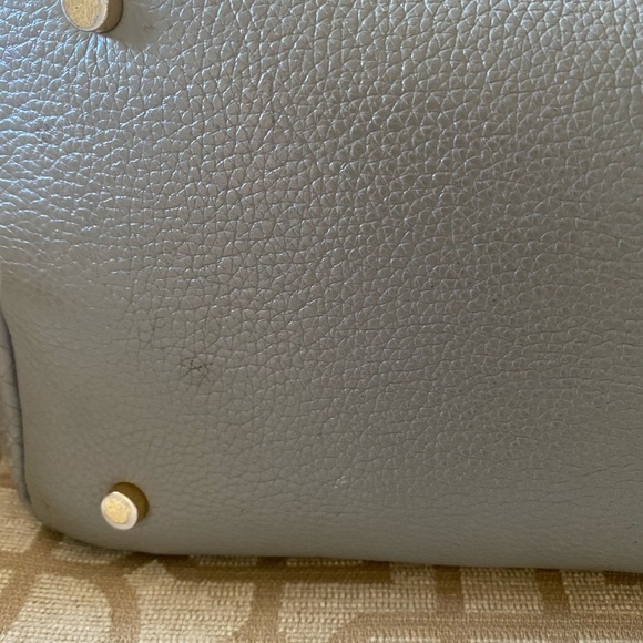 COPY - Gigi New York Embossed Python Leather Tote - Picture 6 of 7